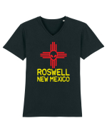 Roswell New Mexico Souvenir Zia Symbol Tricou mânecă scurtă guler V Bărbat Presenter