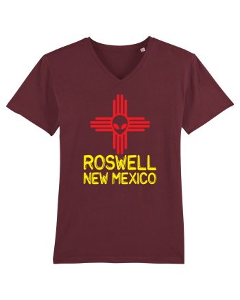 Roswell New Mexico Souvenir Zia Symbol Burgundy