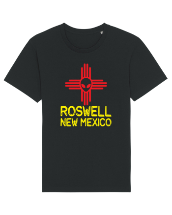 Roswell New Mexico Souvenir Zia Symbol Black