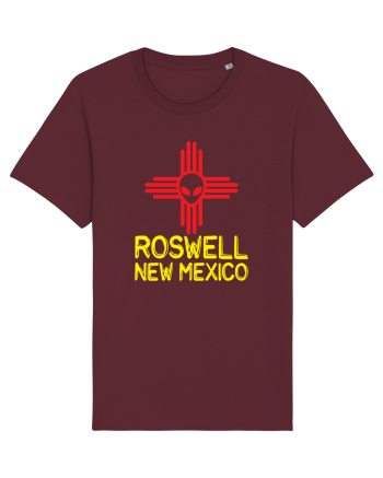 Roswell New Mexico Souvenir Zia Symbol Burgundy