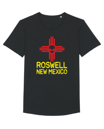 Roswell New Mexico Souvenir Zia Symbol Black