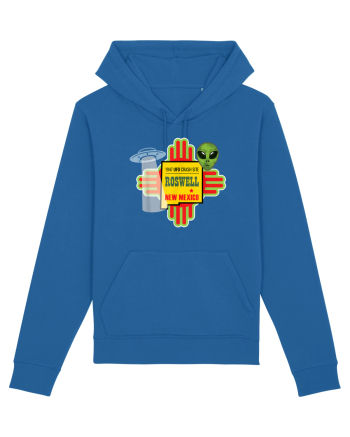 New Mexico UFO Alien Crash Site 1947 Zia Symbol Royal Blue