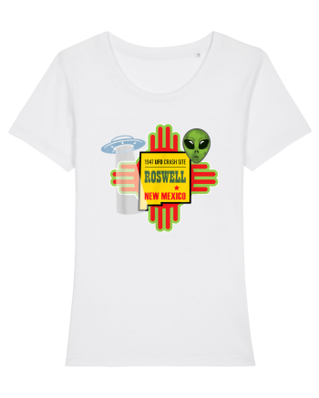 New Mexico UFO Alien Crash Site 1947 Zia Symbol White