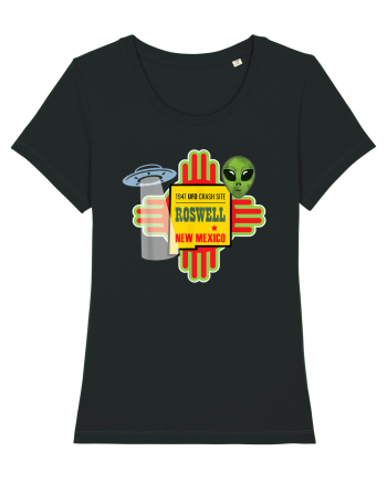 New Mexico UFO Alien Crash Site 1947 Zia Symbol Black
