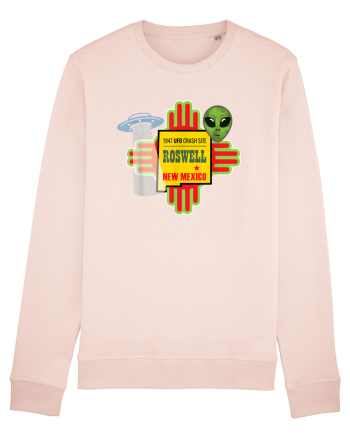 New Mexico UFO Alien Crash Site 1947 Zia Symbol Candy Pink