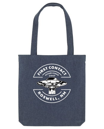 Roswell UFO Alien Conspiracy Theory Midnight Blue