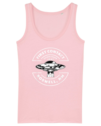 Roswell UFO Alien Conspiracy Theory Cotton Pink