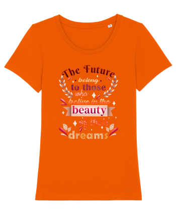 Quote about life Bright Orange