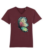Butterfly Tricou mânecă scurtă guler V Bărbat Presenter