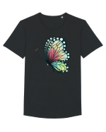 Butterfly Tricou mânecă scurtă guler larg Bărbat Skater