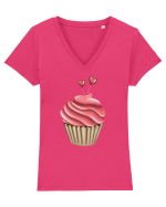 Muffin of Love Tricou mânecă scurtă guler V Damă Evoker