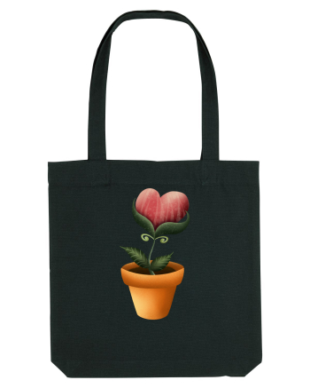 Flower of Heart Black