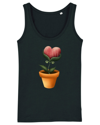 Flower of Heart Black