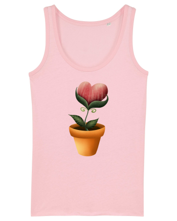 Flower of Heart Cotton Pink