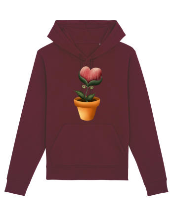 Flower of Heart Burgundy