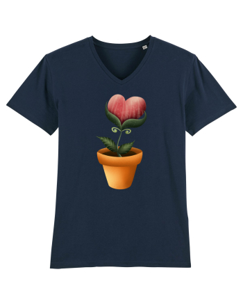 Flower of Heart French Navy