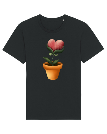 Flower of Heart Black