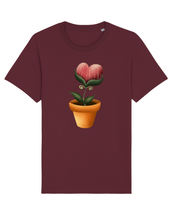 Flower of Heart Burgundy