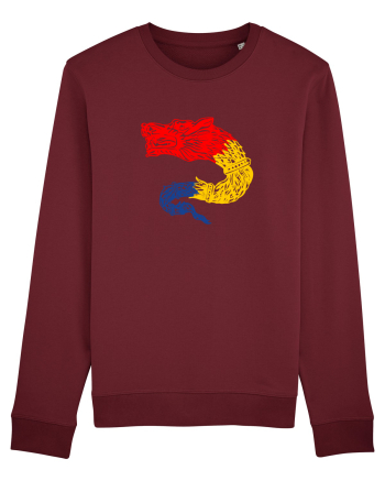 Simboluri dacice - Lupul 19. Burgundy
