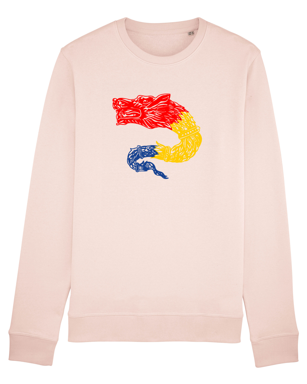 Bluză mânecă lungă Unisex Rise Candy Pink