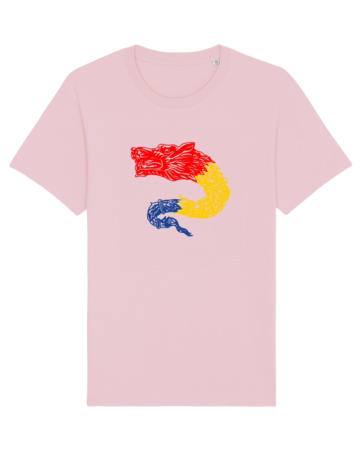 Tricou mânecă scurtă Unisex Rocker Cotton Pink