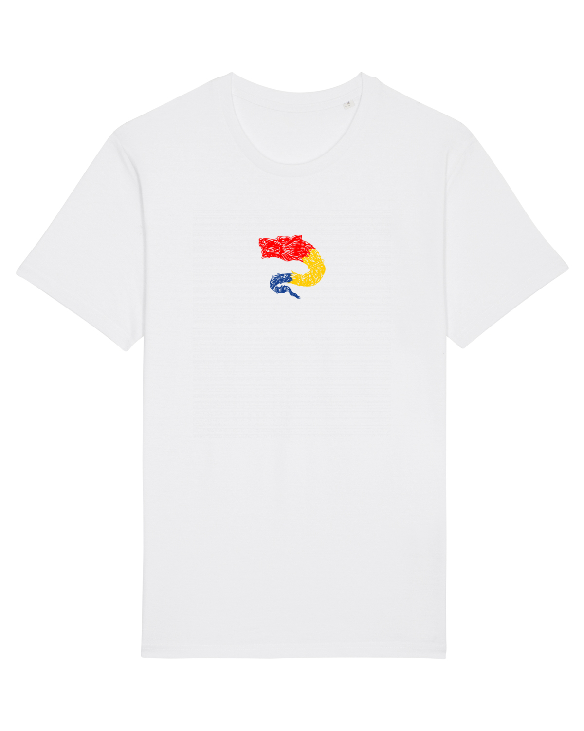 Tricou mânecă scurtă Unisex Rocker White
