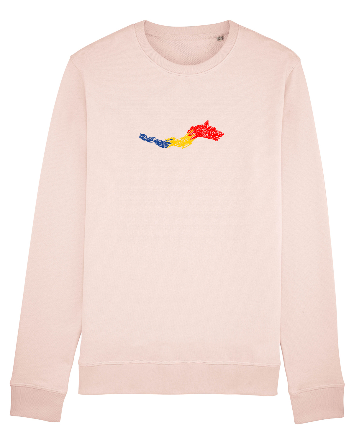 Bluză mânecă lungă Unisex Rise Candy Pink