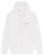 Simboluri dacice  - Lupul 23. Hanorac cu fermoar Unisex Connector