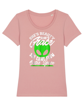 She Is  Beauty She Is Grace Outer Space Canyon Pink