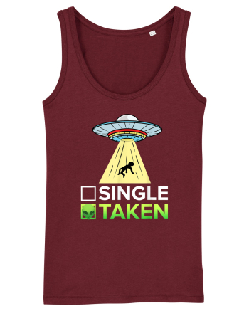 Single Or Taken Alien Burgundy