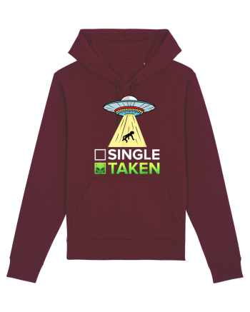 Single Or Taken Alien Burgundy