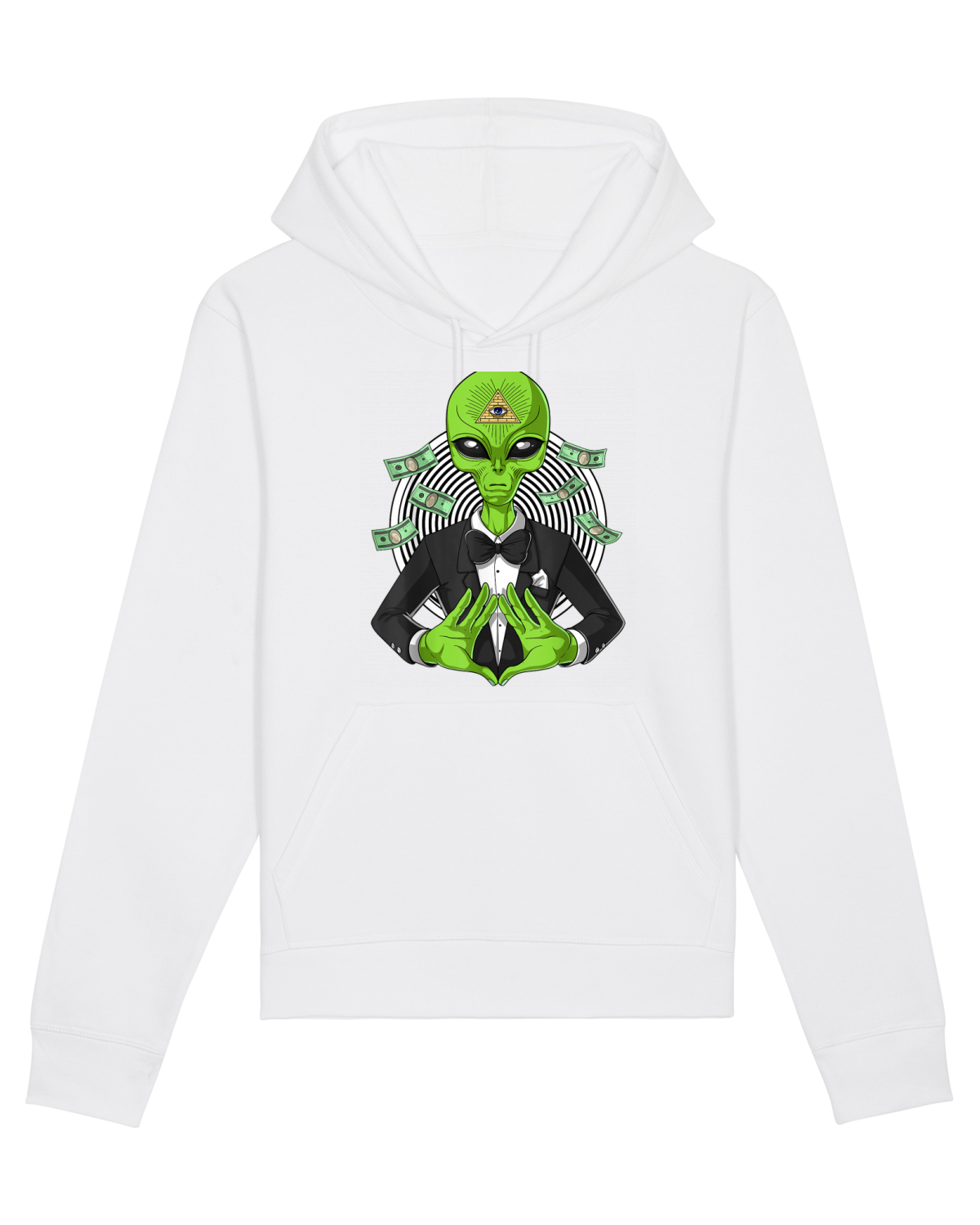 Hanorac Unisex Drummer White