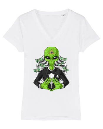 Space Alien Illuminati Occult UFO Conspiracy White