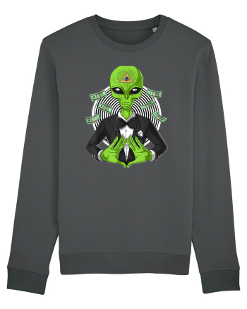 Space Alien Illuminati Occult UFO Conspiracy Anthracite