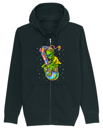 Space Alien Weed Bong Stoner Psychedelic Black