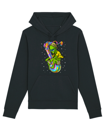 Space Alien Weed Bong Stoner Psychedelic Black