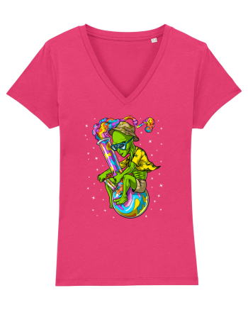Space Alien Weed Bong Stoner Psychedelic Raspberry