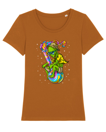 Space Alien Weed Bong Stoner Psychedelic Roasted Orange
