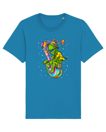 Space Alien Weed Bong Stoner Psychedelic Azur