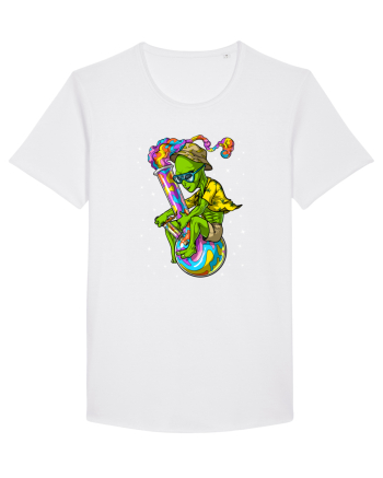 Space Alien Weed Bong Stoner Psychedelic White