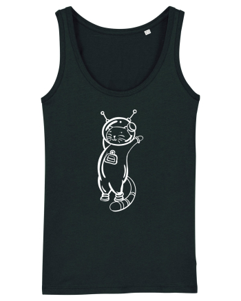 Space Cat Kitty Lovers Black