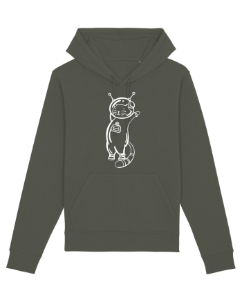 Space Cat Kitty Lovers Khaki