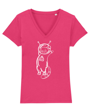 Space Cat Kitty Lovers Raspberry