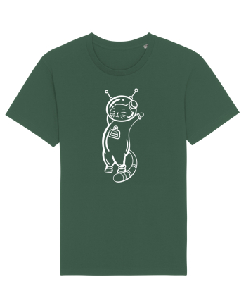 Space Cat Kitty Lovers Bottle Green