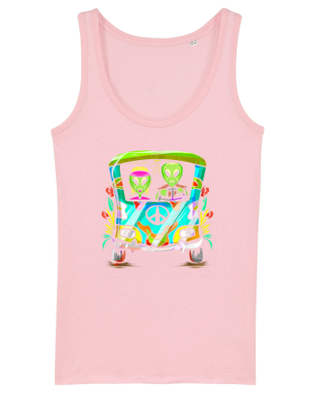 Space Shroom Hippie Alien Cotton Pink