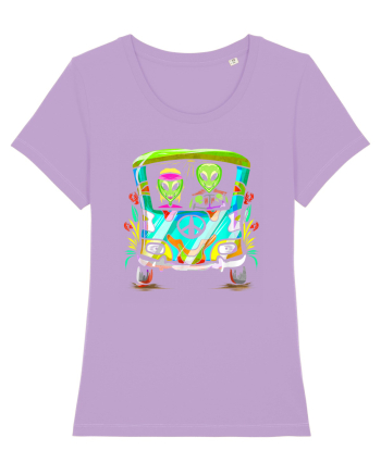 Space Shroom Hippie Alien Lavender Dawn