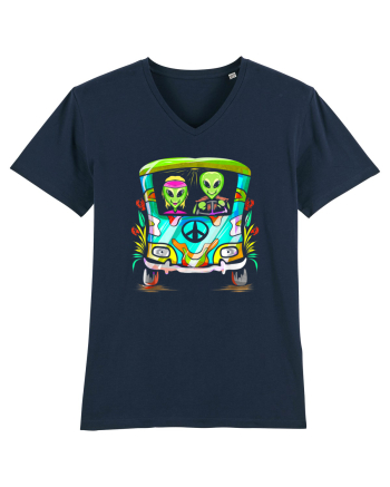 Space Shroom Hippie Alien French Navy