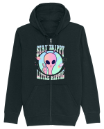 Stay Trippy Little Hippie Art Peace Sign Hanorac cu fermoar Unisex Connector
