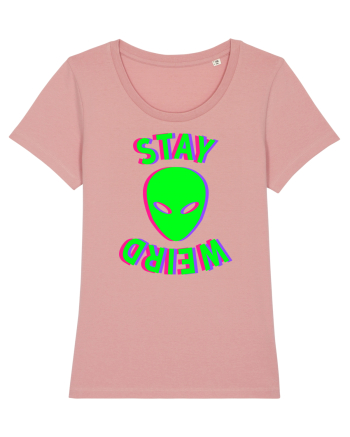 Stay Weird Glitch Canyon Pink