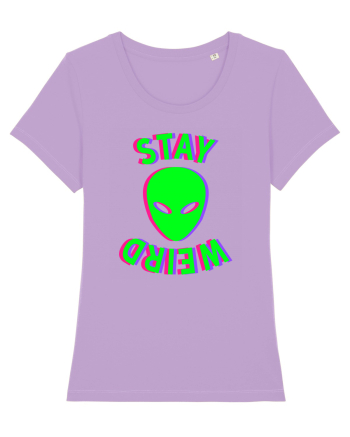 Stay Weird Glitch Lavender Dawn